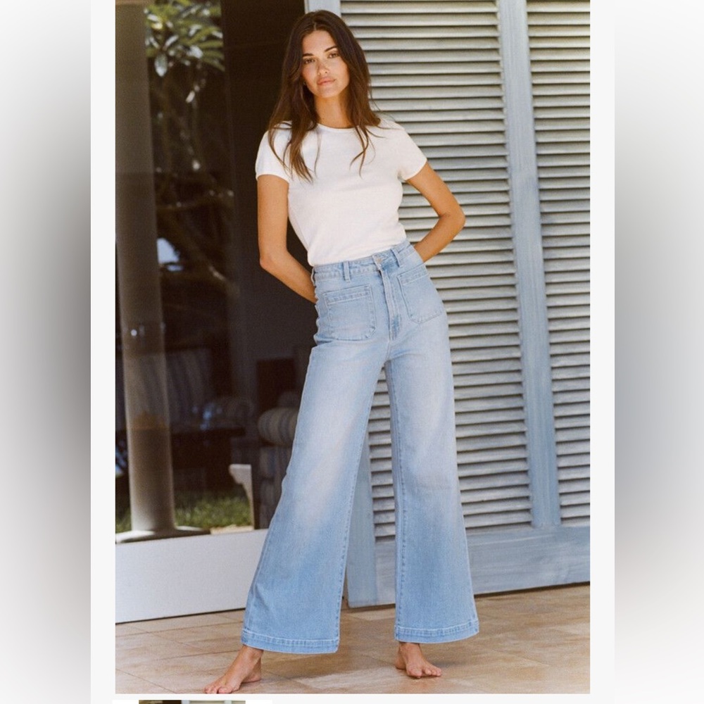 Rolla’s Sailor High Rise, Wide Leg Jeans size 28